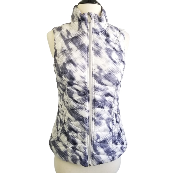 Athleta Altitude Quilted Down Packable Vest In Sapphire Size XS - Picture 2 of 8